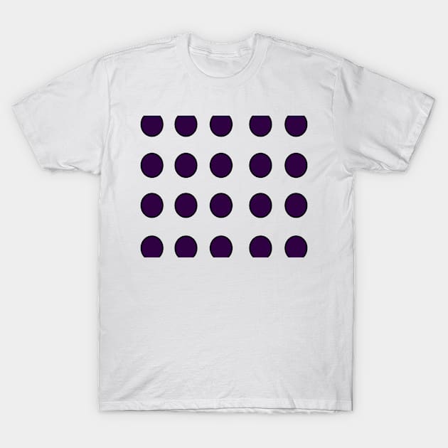 purple circular pattern T-Shirt by Samuelproductions19